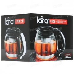 Заварочный чайник LARA LR06-15 850мл.